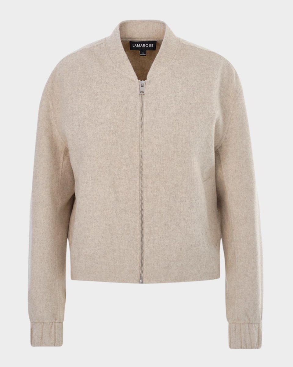 Fay Double-Face Wool Bomber Jacket